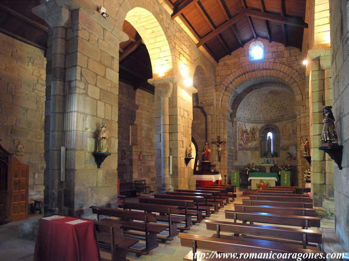 INTERIOR. NAVE CENTRAL HACIA LA CABECERA